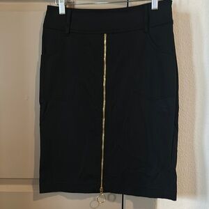 Missoni Black and Gold Pencil Skirt Knee-Length